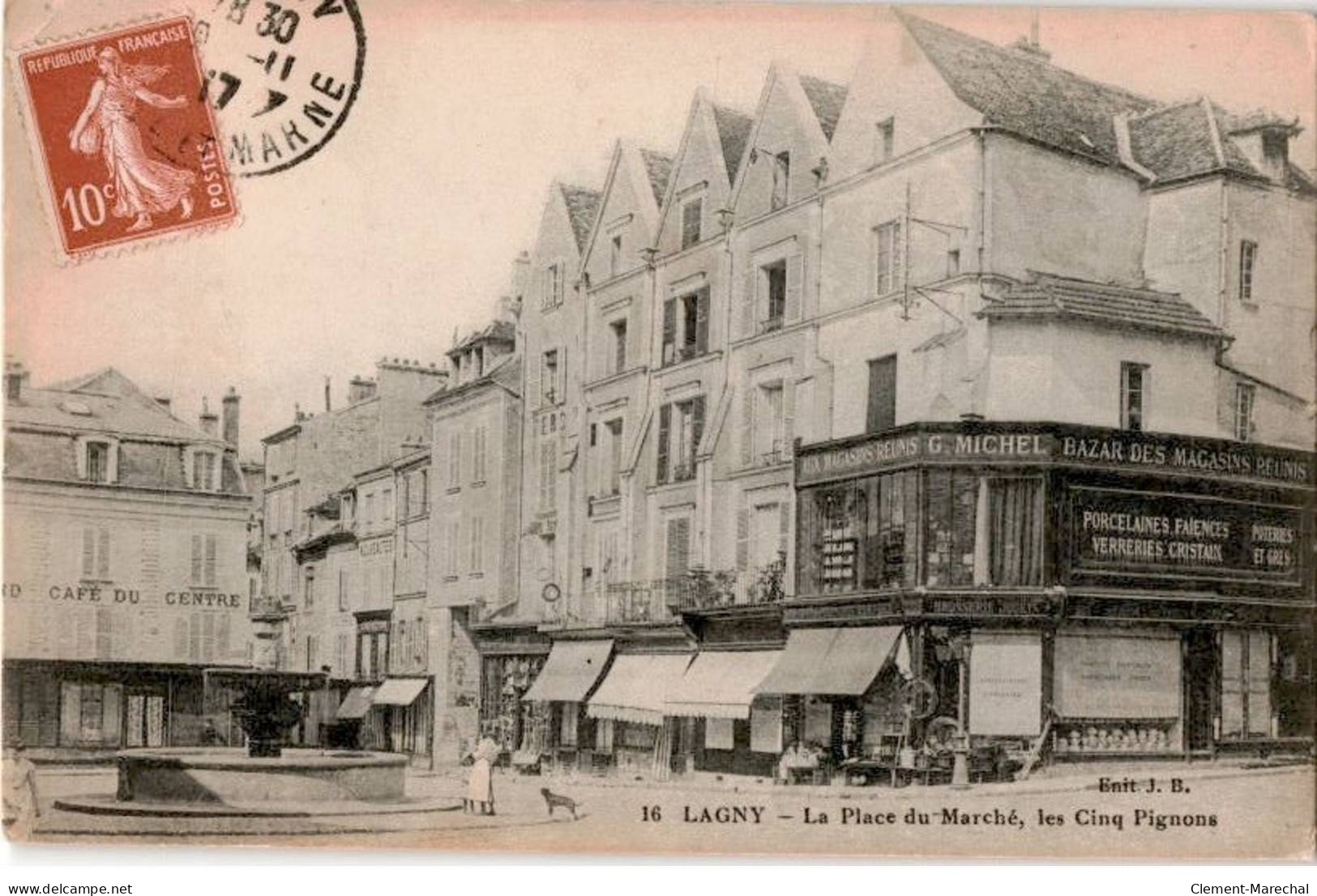 LAGNY: La Place Du Marché, Les Cinq Pignons - Très Bon état - Lagny Sur Marne