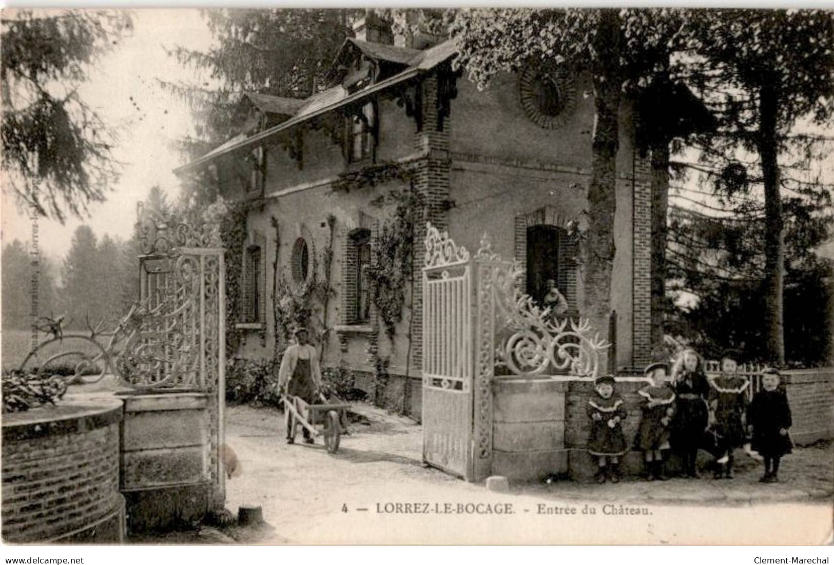 LORREZ-le-BOCAGE: Entrée Du Château - Très Bon état - Lorrez Le Bocage Preaux