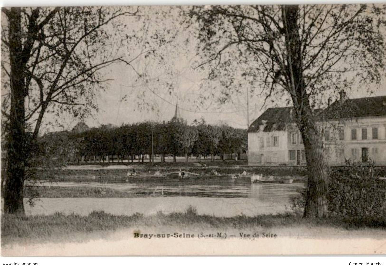 BRAY-sur-SEINE: Vue De Seine - Très Bon état - Bray Sur Seine