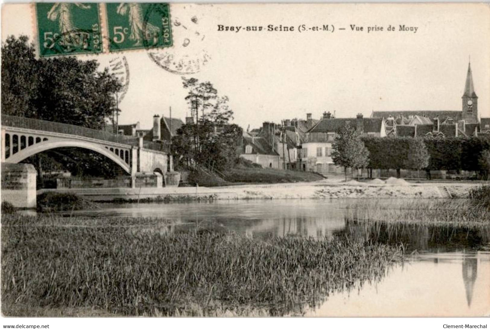 BRAY-sur-SEINE: Vue Prise De Mouy - Très Bon état - Bray Sur Seine