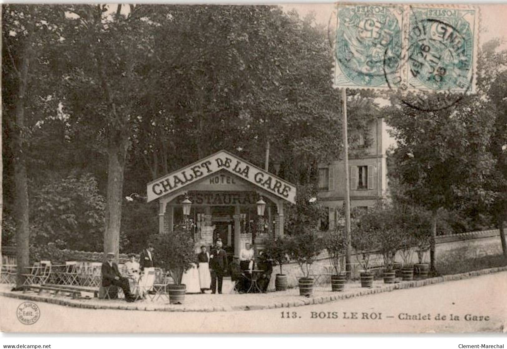 BOIS-LE-ROI: Chalet De La Gare - état - Bois Le Roi