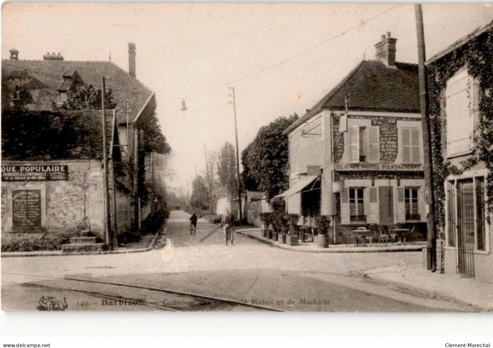 BARBIZON: Carrefour Des Routes De Melun Et De Machirin - Très Bon état - Barbizon