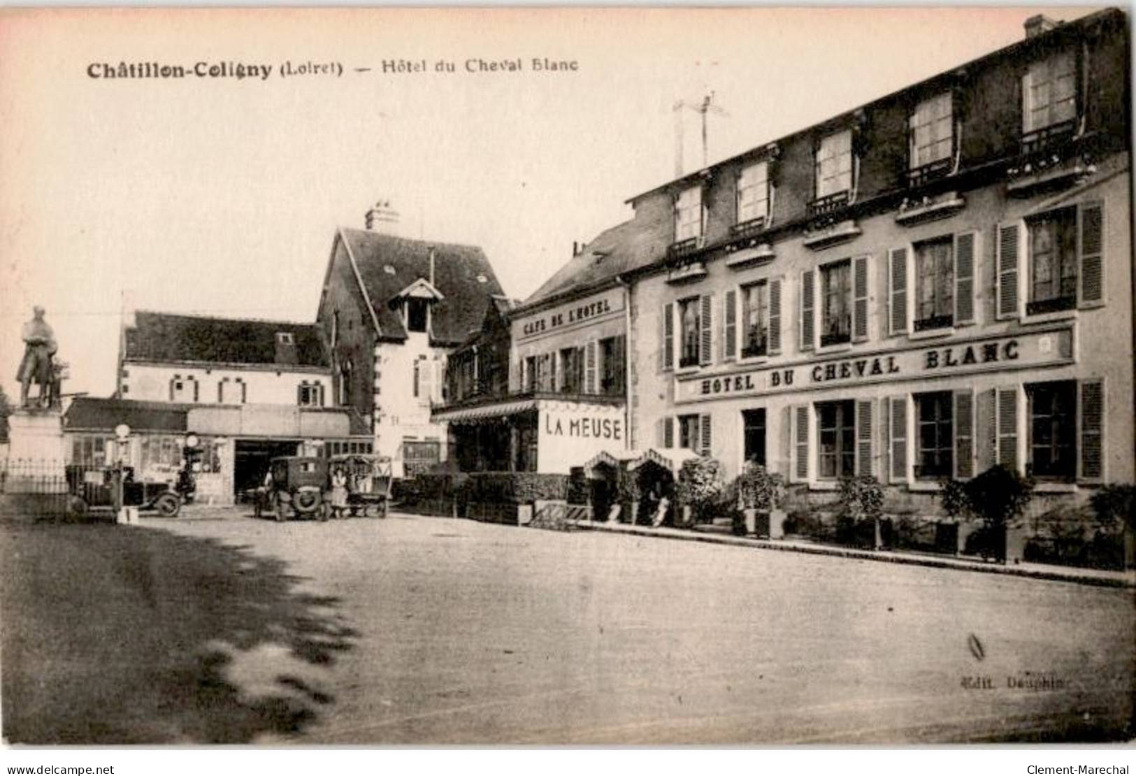 CHATILLON-COLIGNY: Hôtel Du Cheval Blanc - Très Bon état - Chatillon Coligny