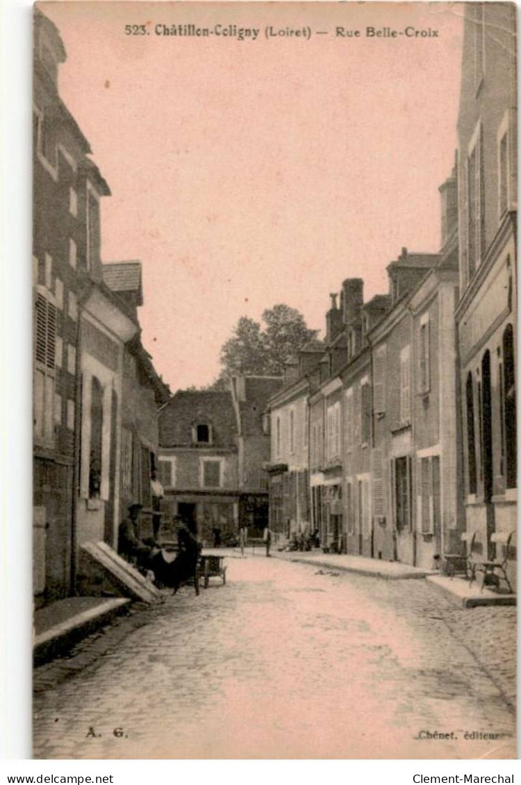 CHATILLON-COLIGNY: Rue Belle-croix - état - Chatillon Coligny