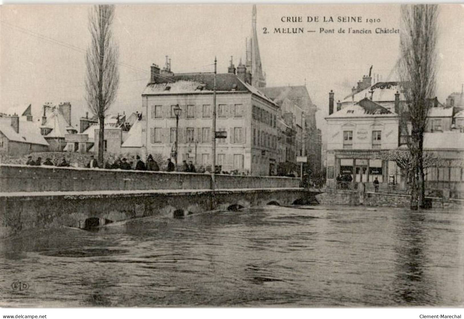 MELUN: Pont De L'ancien Châtelet - Très Bon état - Melun