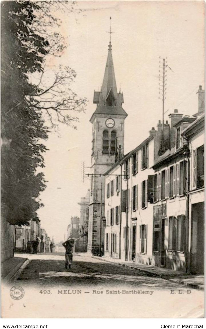 MELUN: Rue Saint-barthélemy - état - Melun