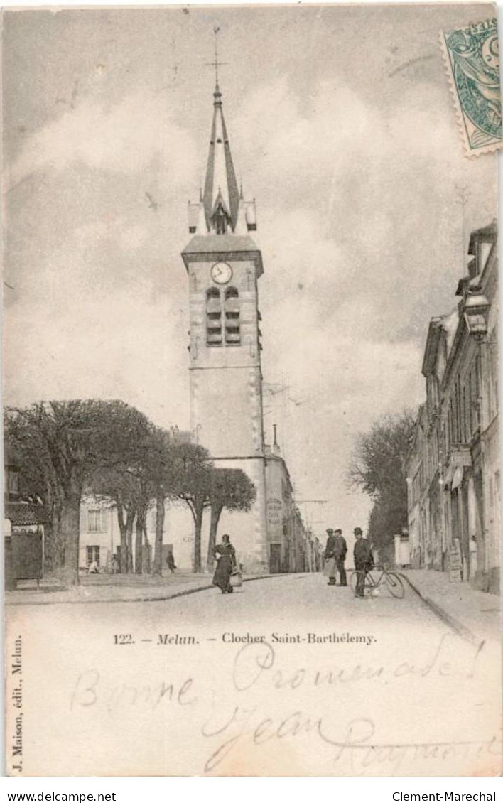 MELUN: Clocher Saint-barthélemy - Très Bon état - Melun