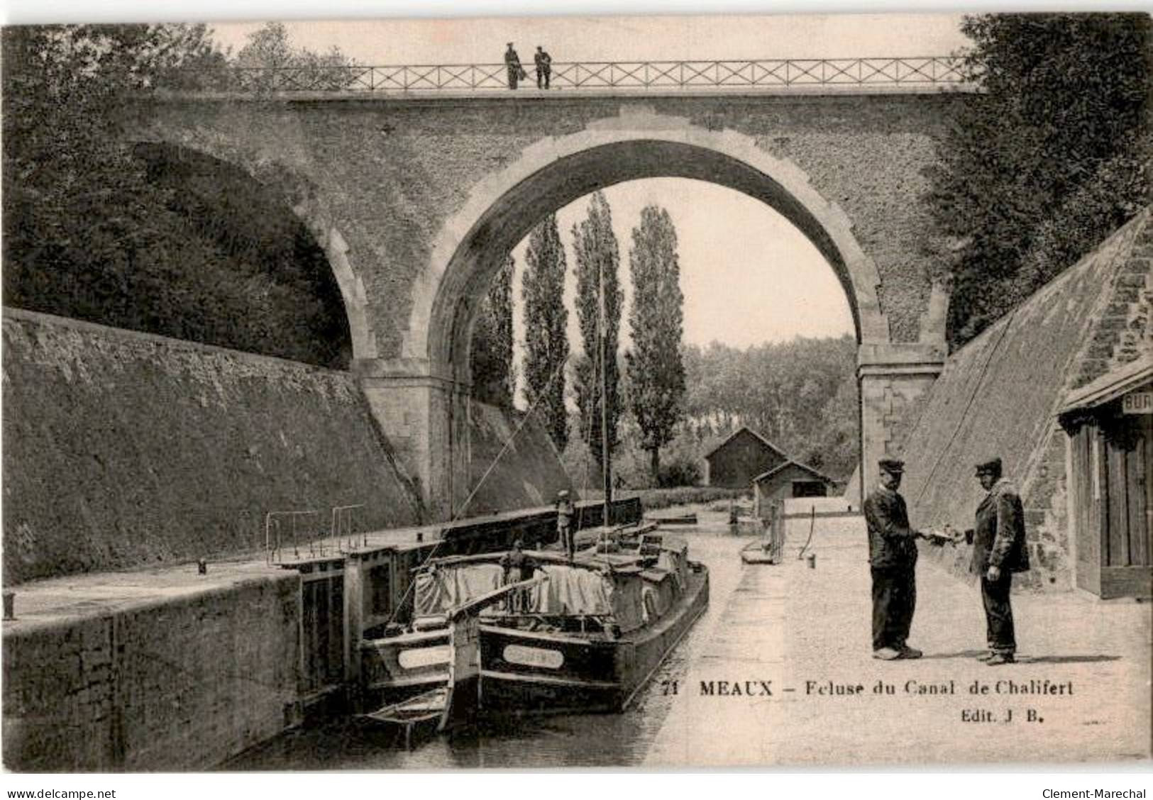 MEAUX: écluse Du Canal De Chalifert - Très Bon état - Meaux