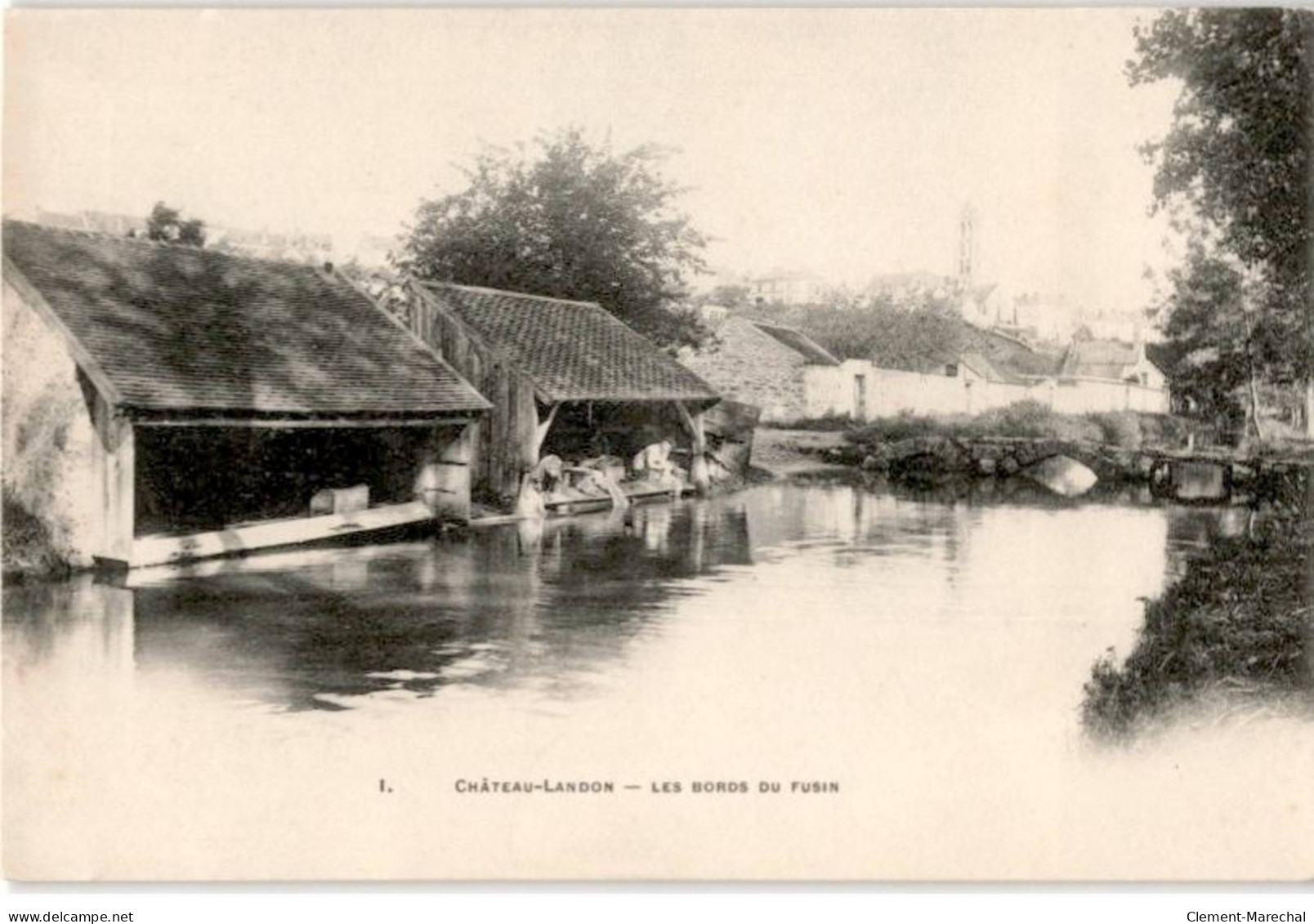 CHATEAU-LANDON: Les Bords Du Fusin - Très Bon état - Chateau Landon