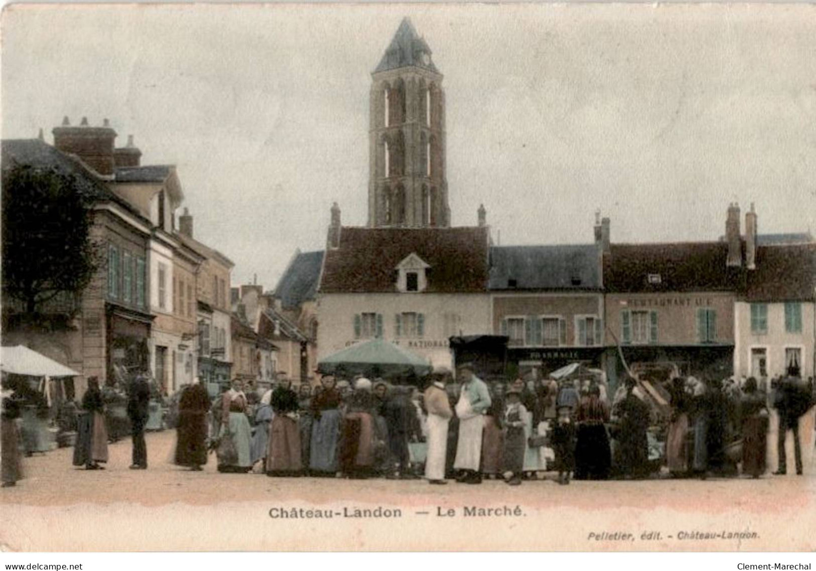 CHATEAU-LANDON: Le Marché - Très Bon état - Chateau Landon