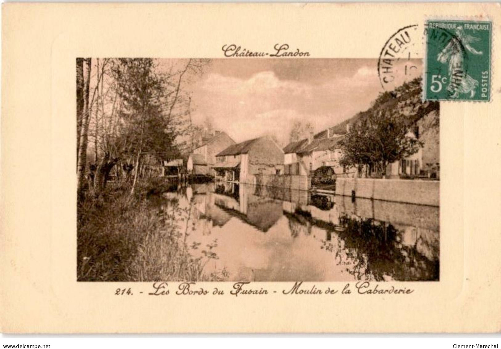 CHATEAU-LANDON: Les Bords Du Fusain Moulin De La Cabarderie - état - Chateau Landon