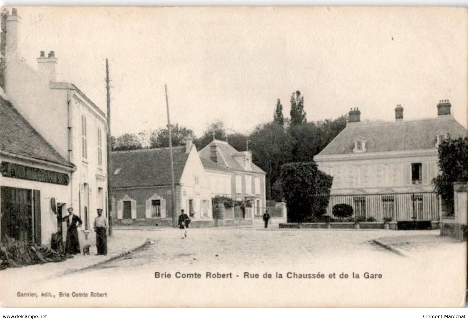 BRIE-COMTE-ROBERT: Rue De La Chaussée Et De La Gare - Très Bon état - Brie Comte Robert