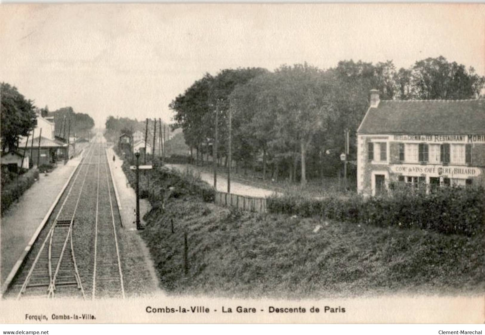 COMBS-la-VILLE: La Gare, Descente De Paris - Très Bon état - Combs La Ville