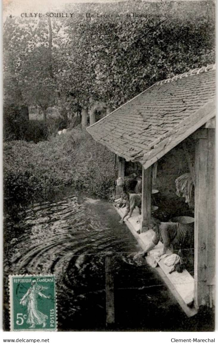 CLAYE-SOUILLY: Un Lavoir Sur La Beuvronne - Très Bon état - Claye Souilly