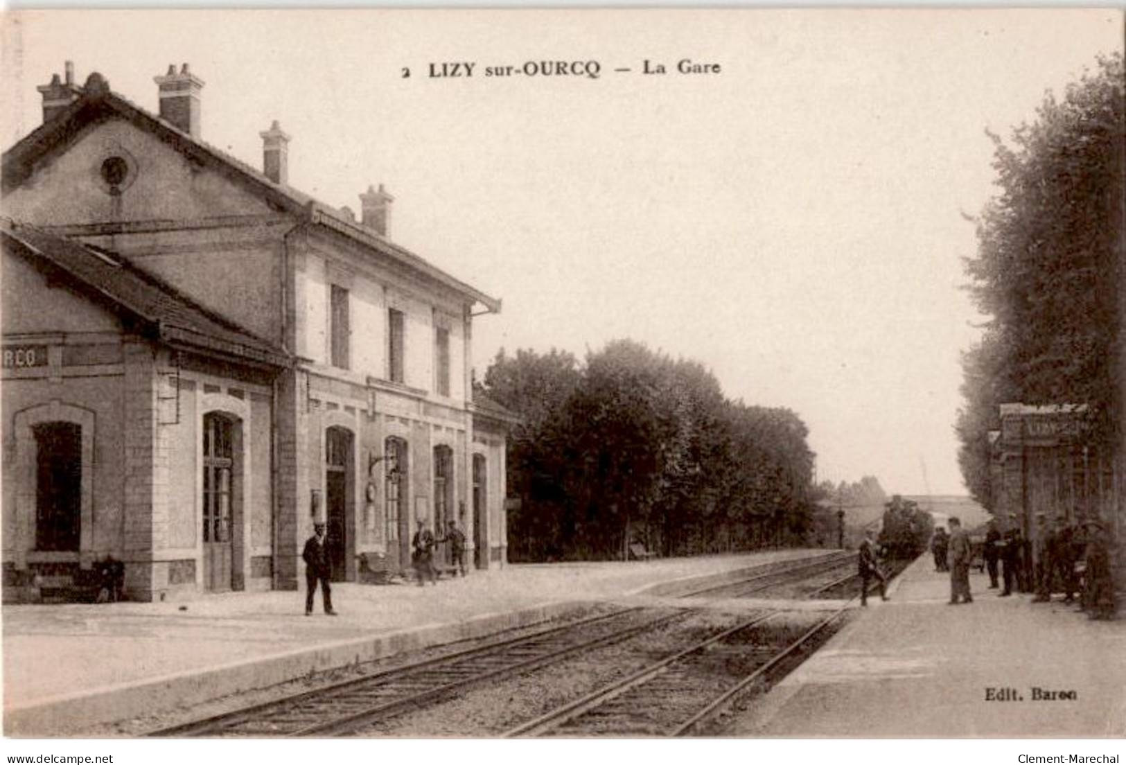 LIZY-sur-OURCQ: La Gare - Très Bon état - Lizy Sur Ourcq