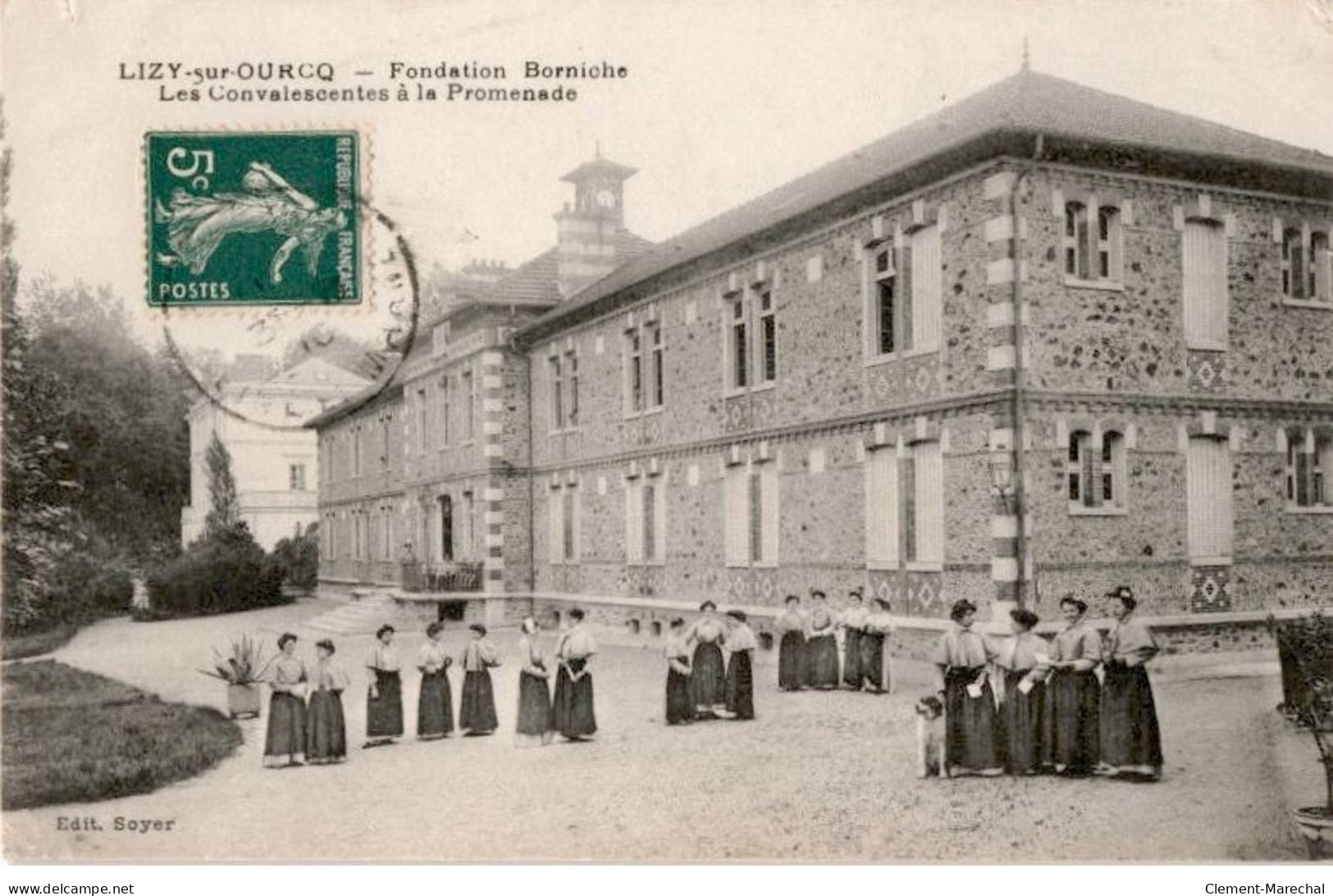 LIZY-sur-OURCQ: Fondation Borniche Les Convalescentes à La Promenade - Bon état - Lizy Sur Ourcq