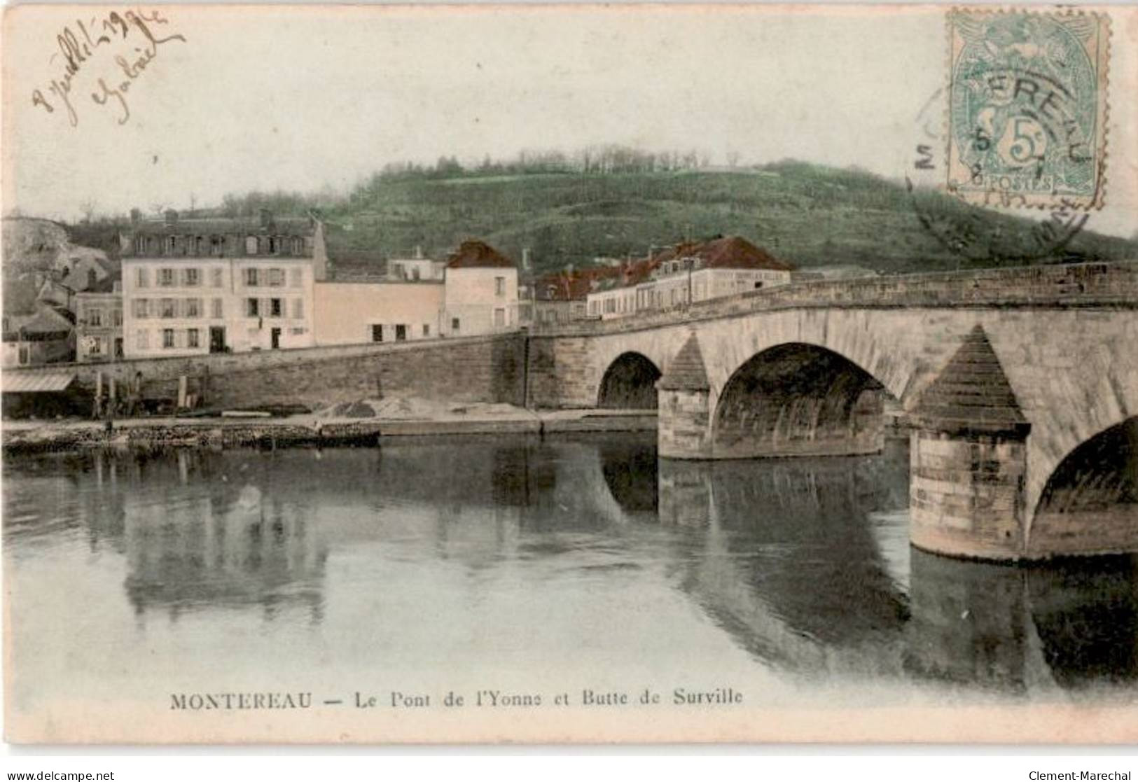 MONTEREAU: Le Pont De L'yonne Et Butte De Surville - Très Bon état - Montereau
