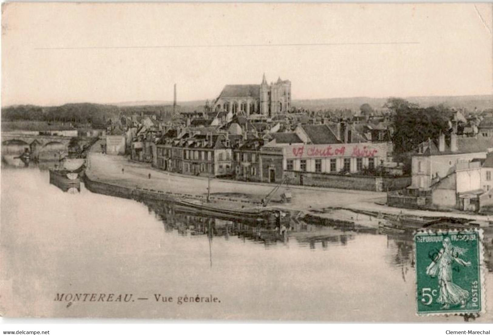 MONTEREAU: Vue Générale - Très Bon état - Montereau