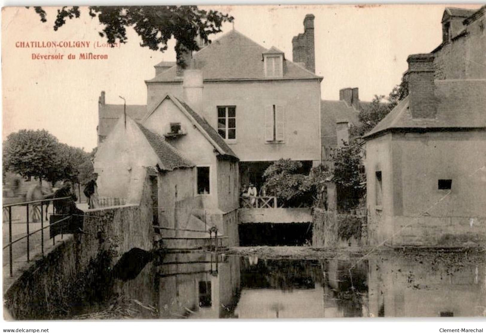 CHATILLON-COLIGNY: Désversoir Du Milleron - Très Bon état - Chatillon Coligny