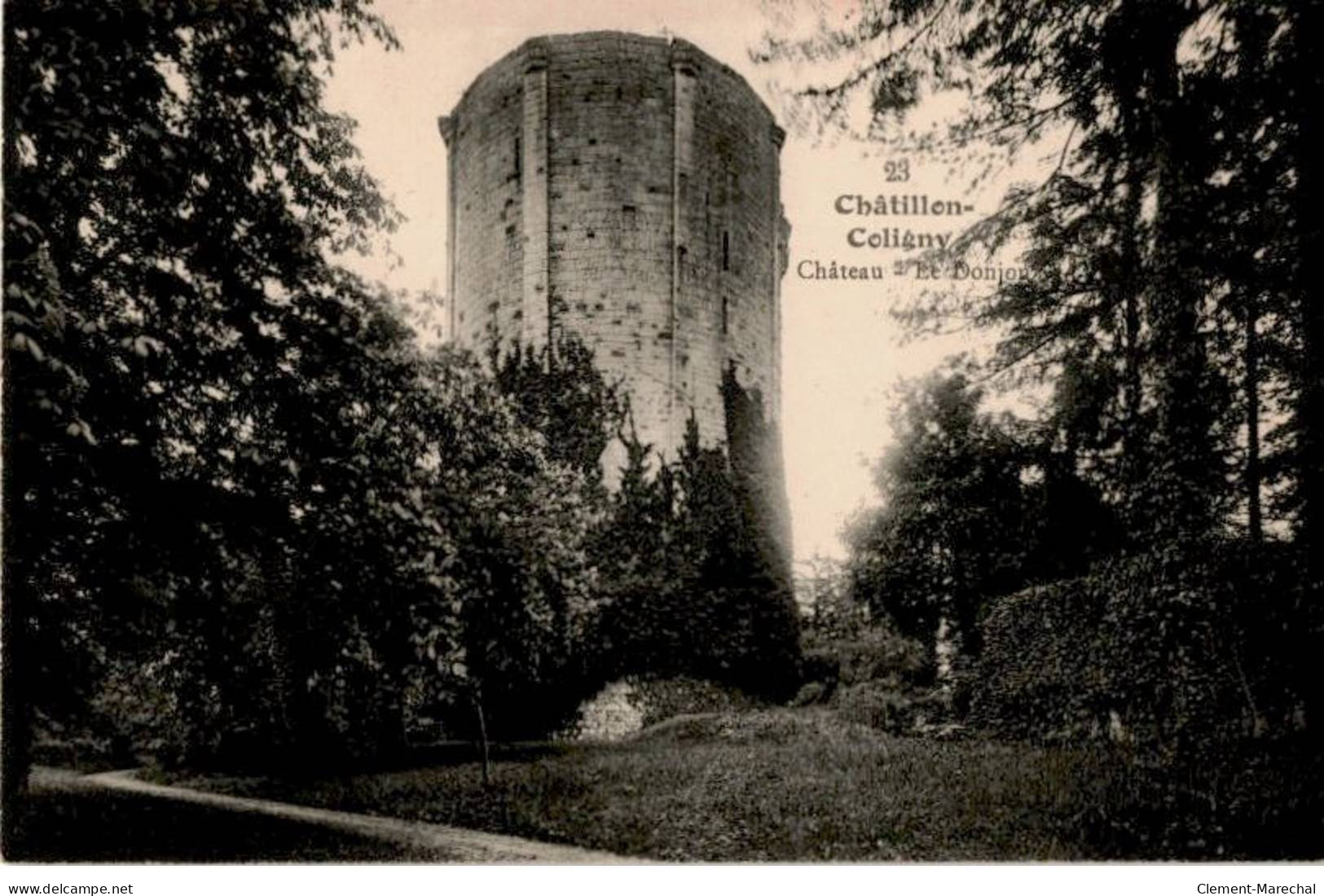 CHATILLON-COLIGNY: Château Le Donjon - Très Bon état - Chatillon Coligny