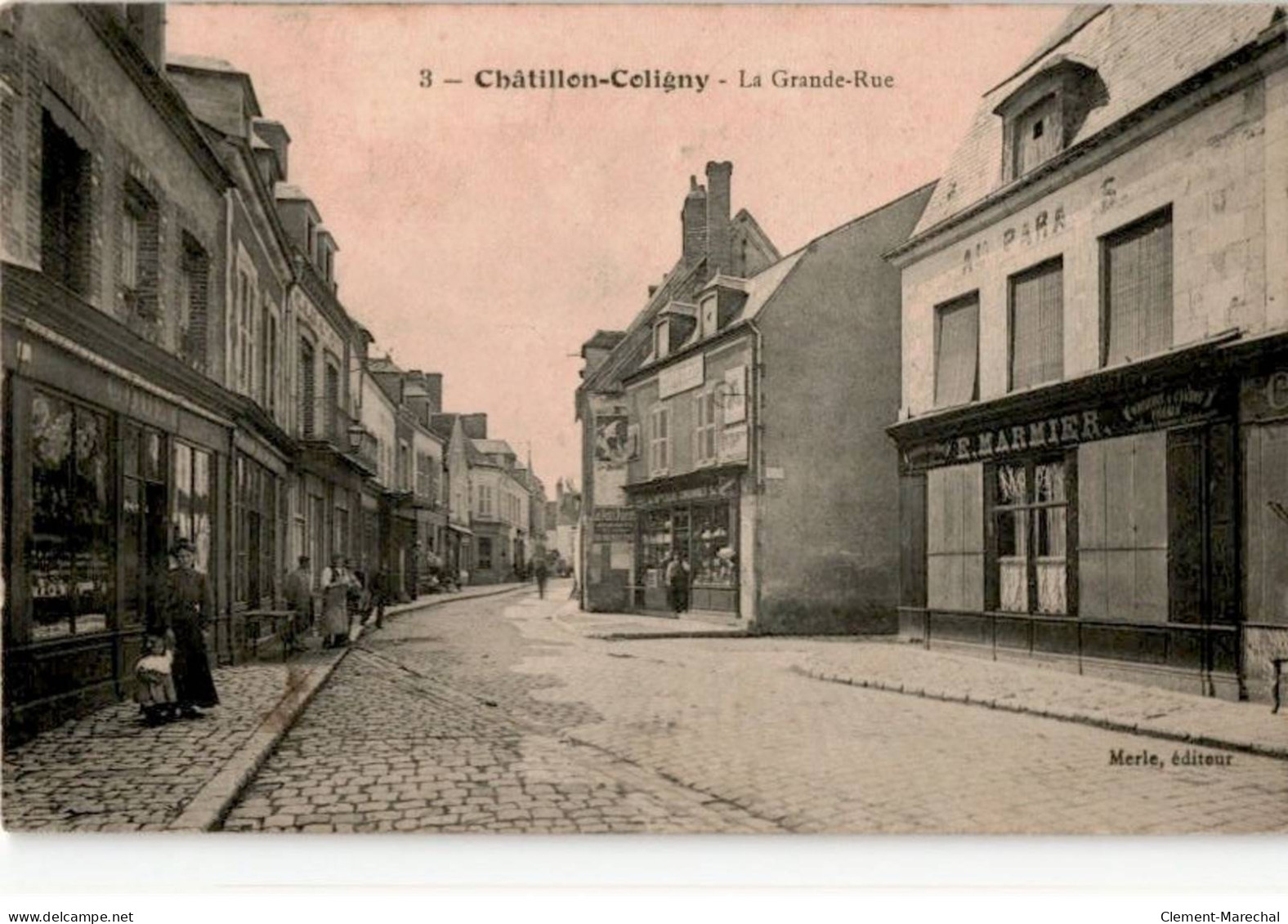CHATILLON-COLIGNY: La Grande Rue - Très Bon état - Chatillon Coligny