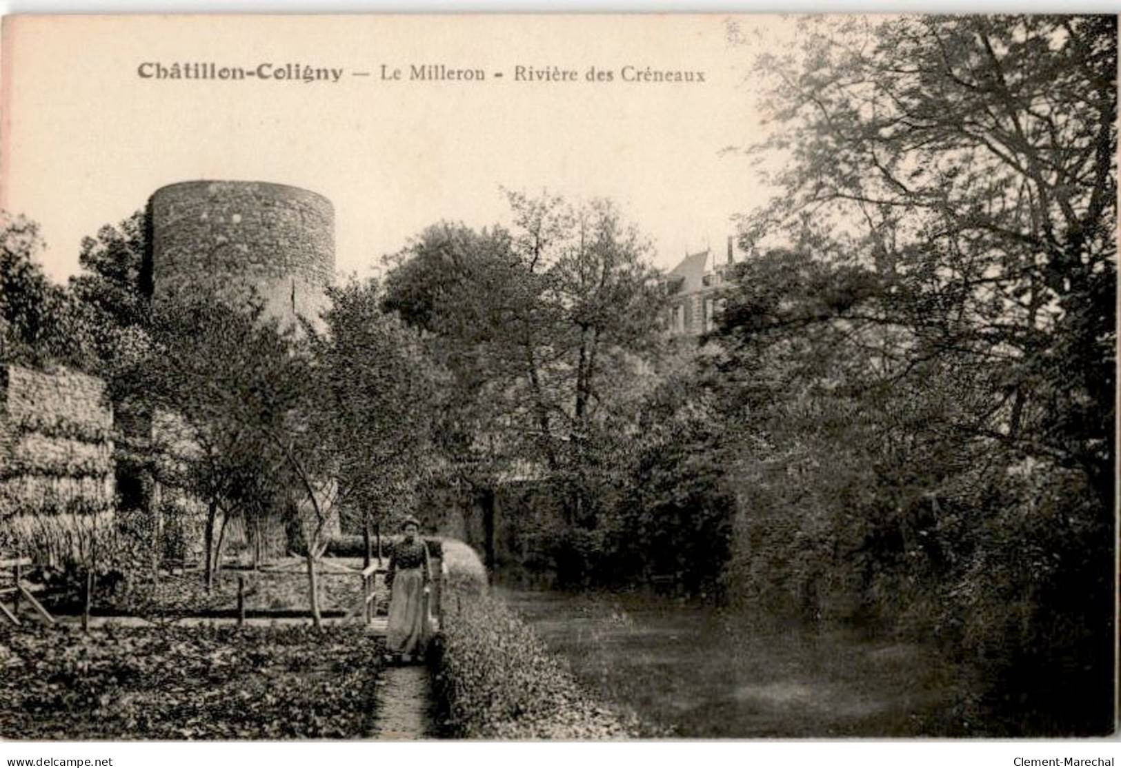 CHATILLON-COLIGNY: Le Milleron, Rivière Des Créneaux - Très Bon état - Chatillon Coligny