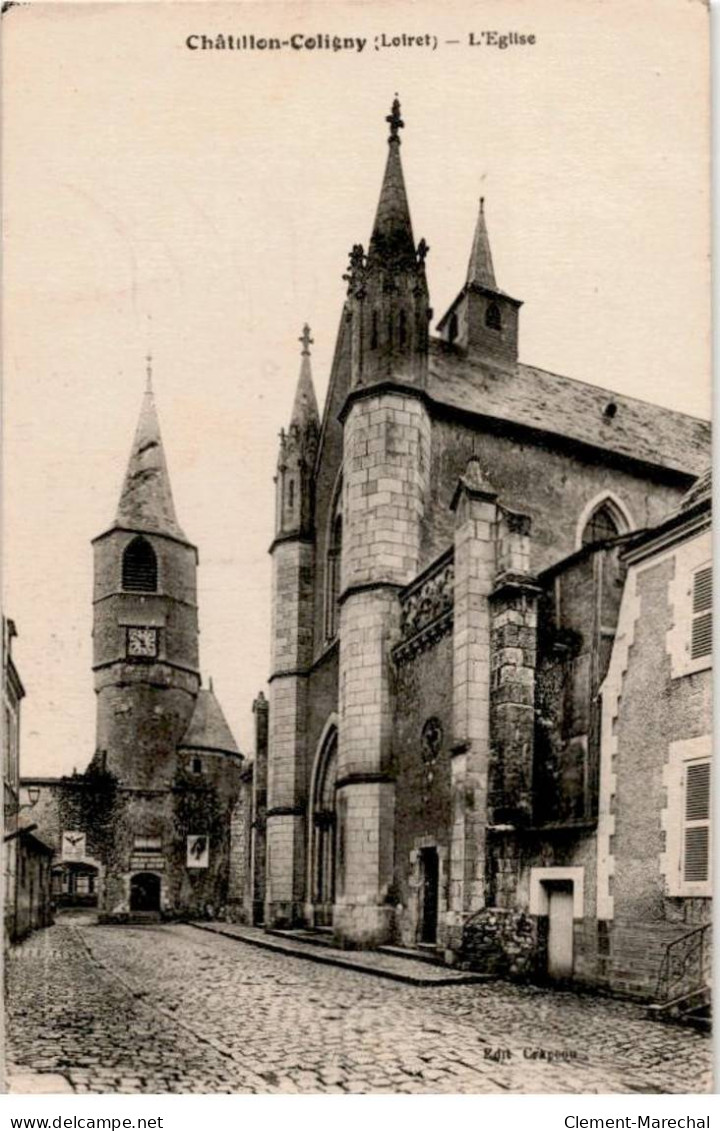 CHATILLON-COLIGNY: L'église - Très Bon état - Chatillon Coligny