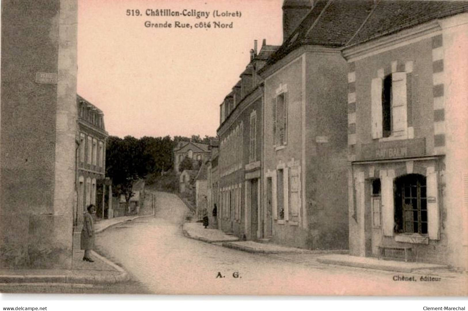 CHATILLON-COLIGNY: Grande Rue Côté Nord - Très Bon état - Chatillon Coligny