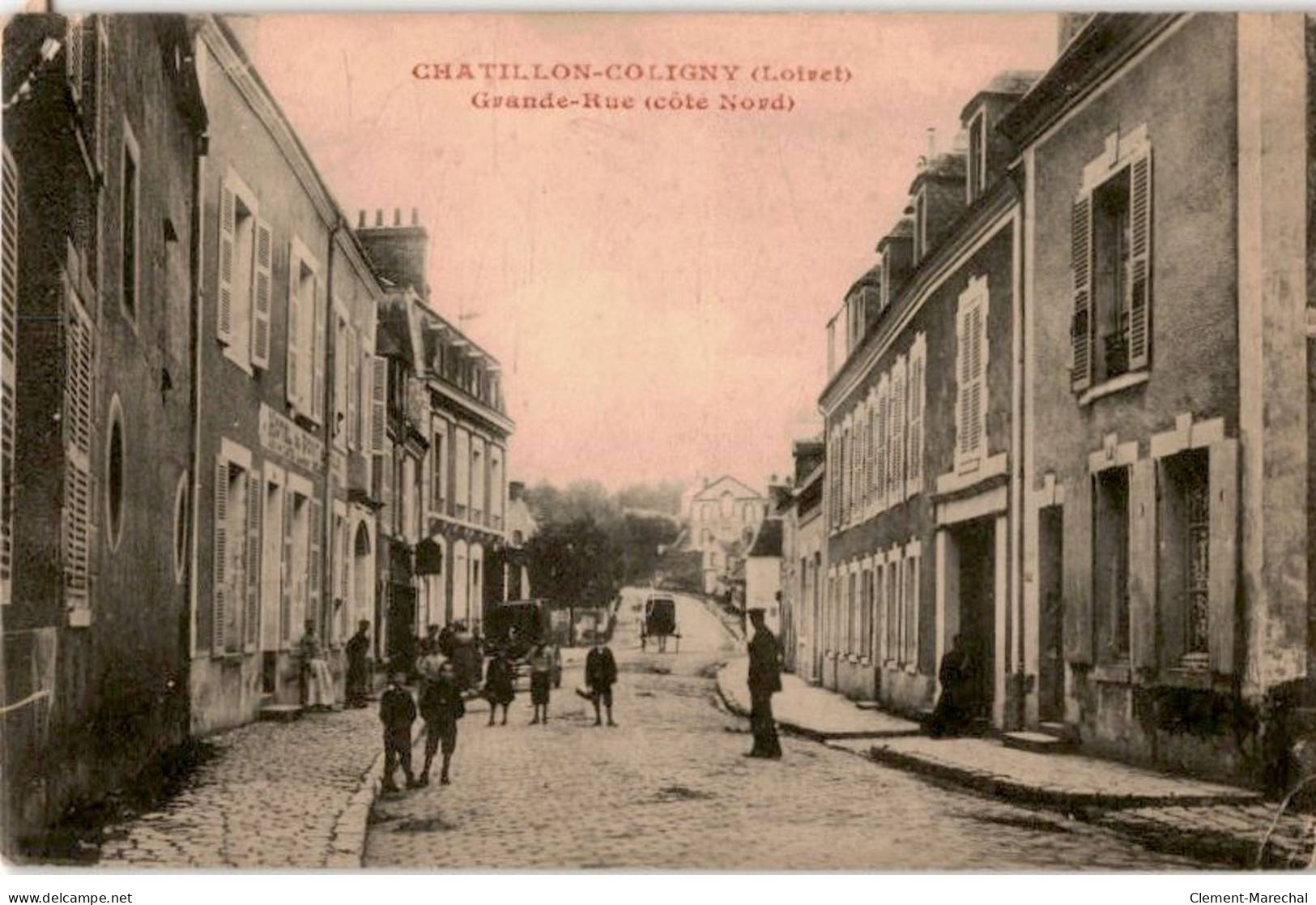 CHATILLON-COLIGNY: Grande-rue (côté Nord) - état - Chatillon Coligny