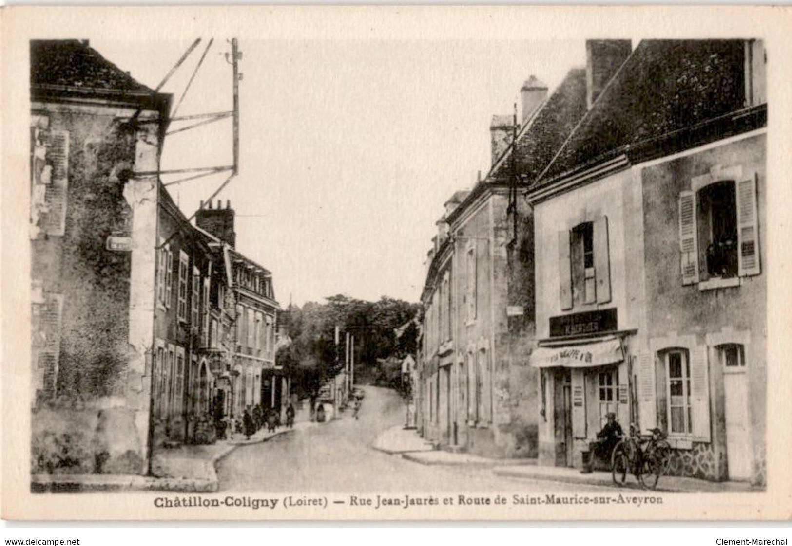 CHATILLON-COLIGNY: Rue Jean-jaures Et Route De Saint-maurice-sur-aveyron - Très Bon état - Chatillon Coligny
