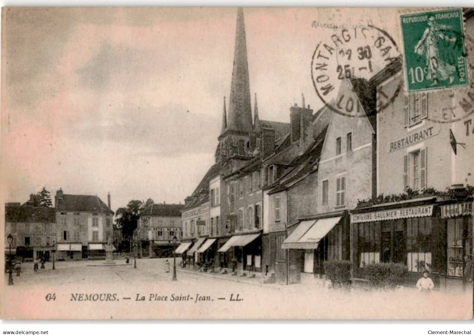 NEMOURS: La Place Saint-jean - Très Bon état - Nemours