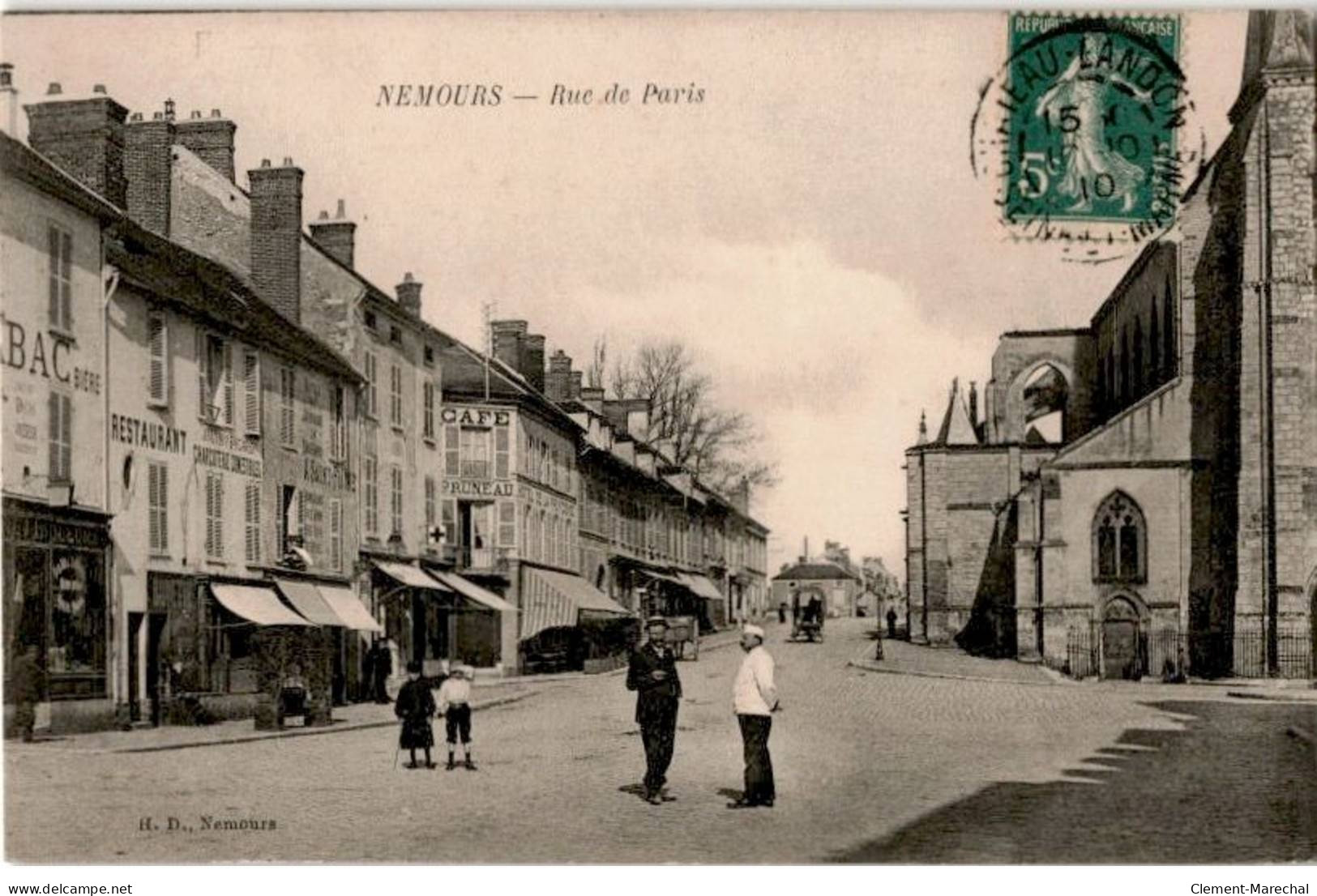 NEMOURS: Rue De Paris - Très Bon état - Nemours