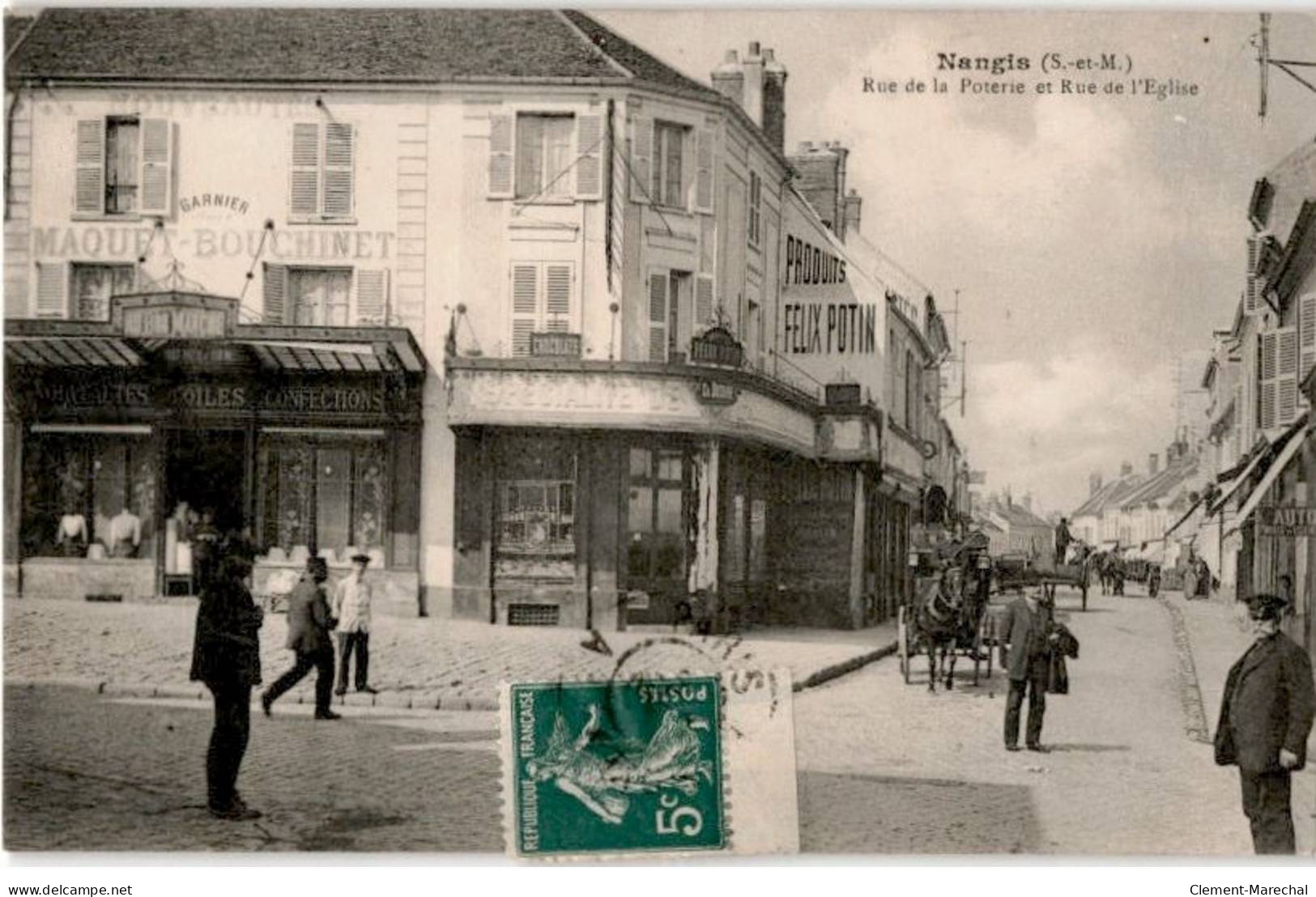 NANGIS: Rue De La Poterie Et Rue De L'église - Très Bon état - Nangis