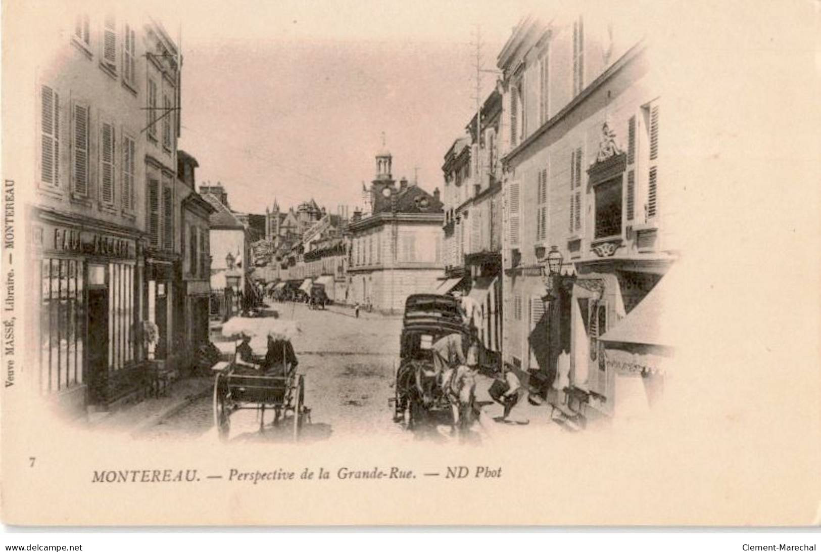 MONTEREAU: Perspective De La Grande-rue - Très Bon état - Montereau