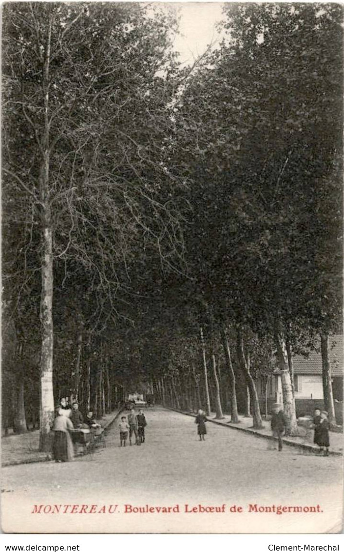 MONTEREAU: Boulevard Leboeuf De Montgermont - Très Bon état - Montereau