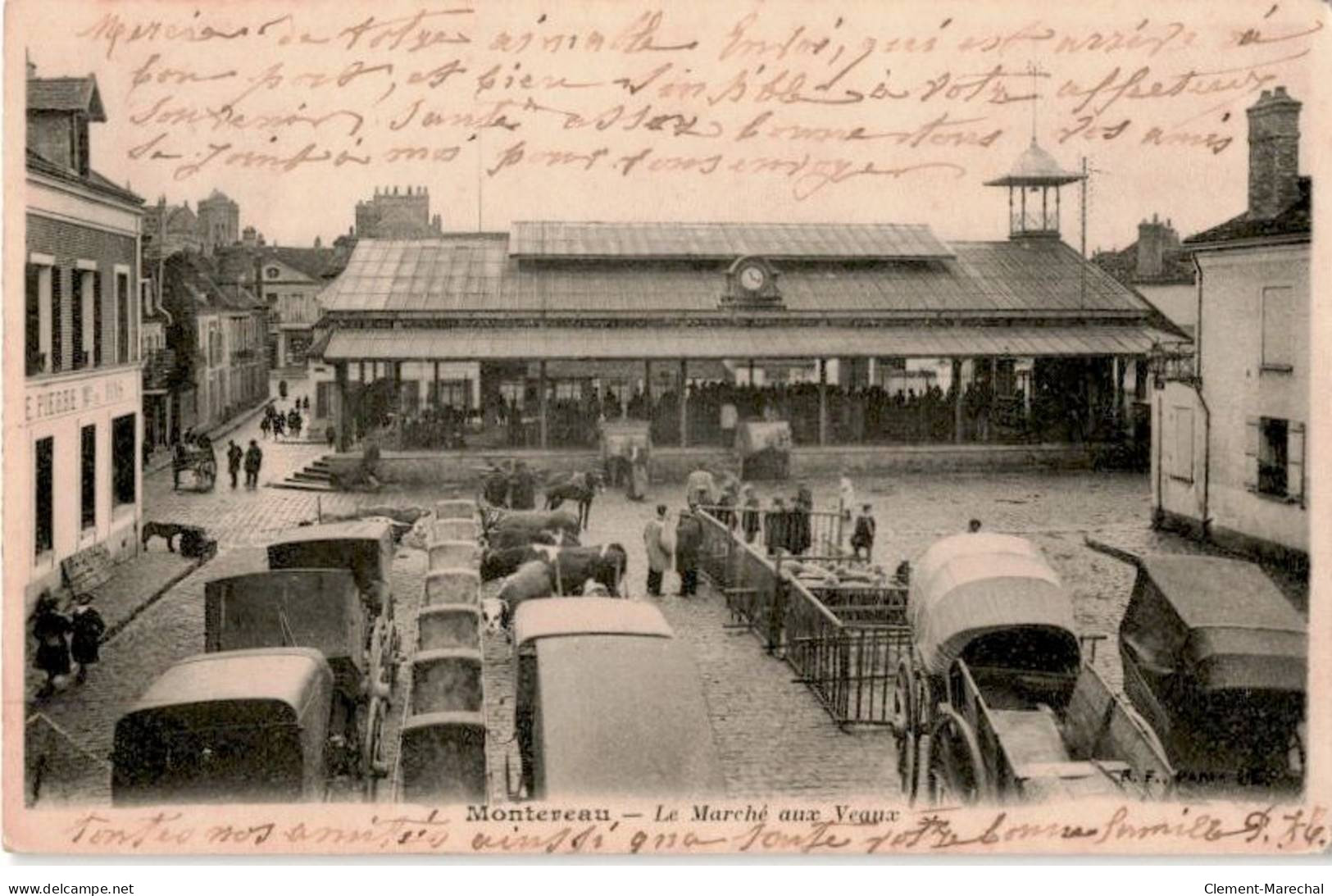 MONTEREAU: Le Marché Aux Veaux - Très Bon état - Montereau