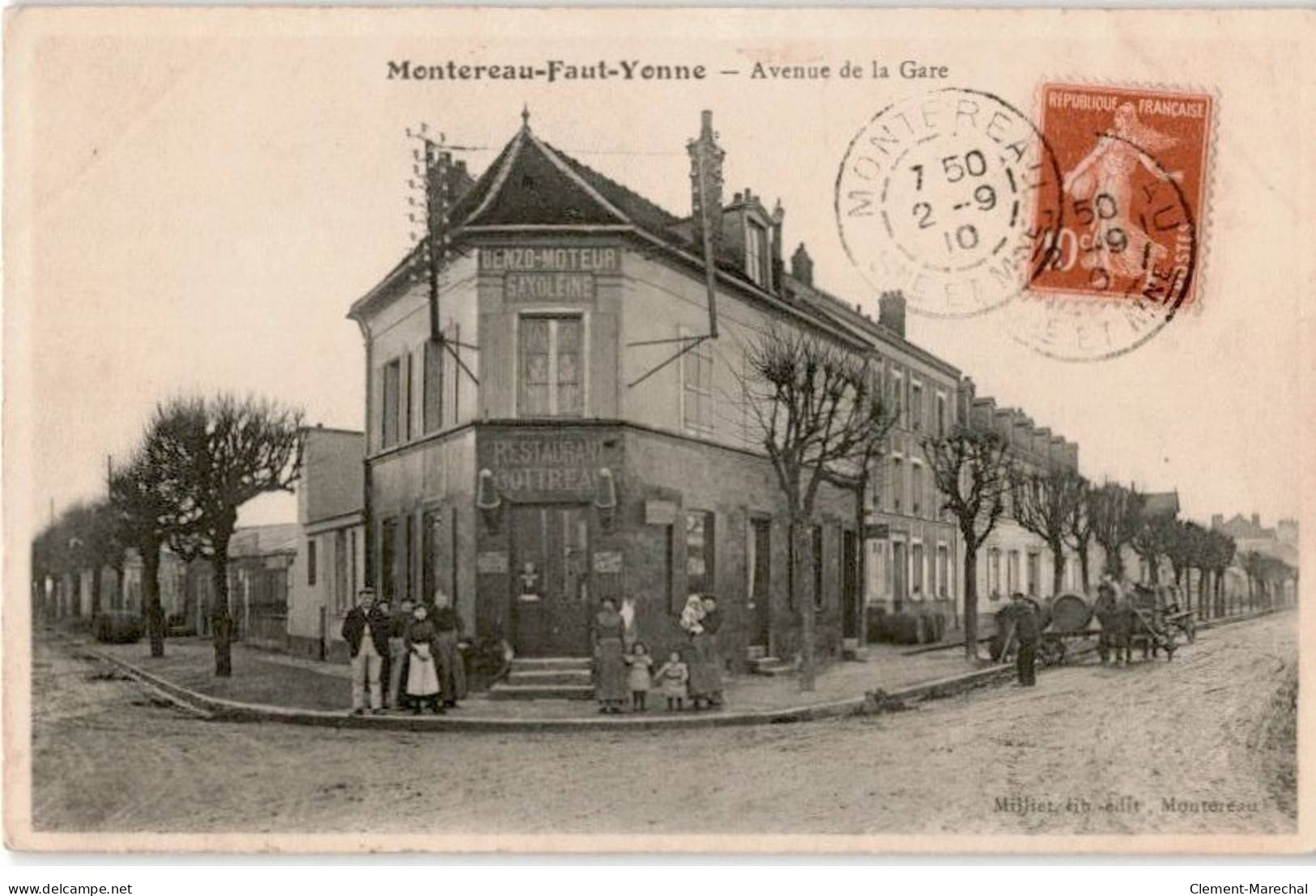 MONTEREAU-FAUT-YONNE: Avenue De La Gare - Très Bon état - Montereau