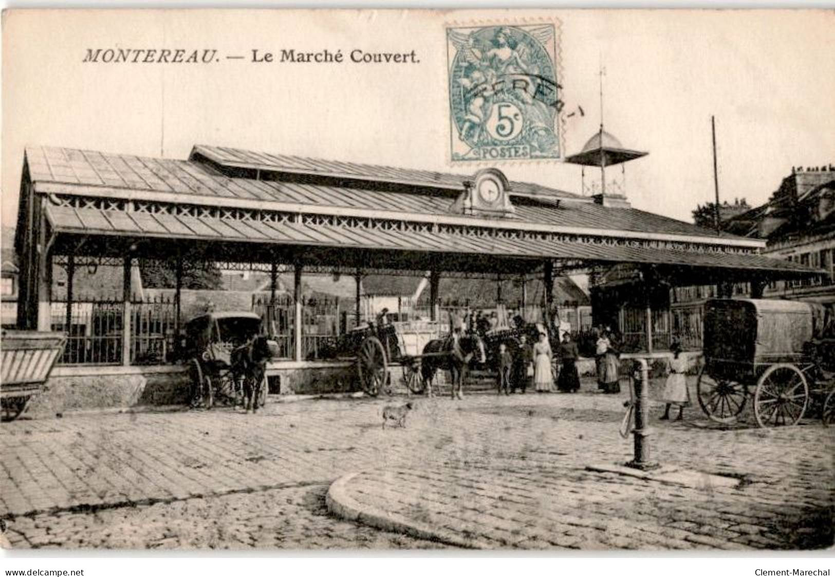 MONTEREAU: Le Marché Couvert - Très Bon état - Montereau