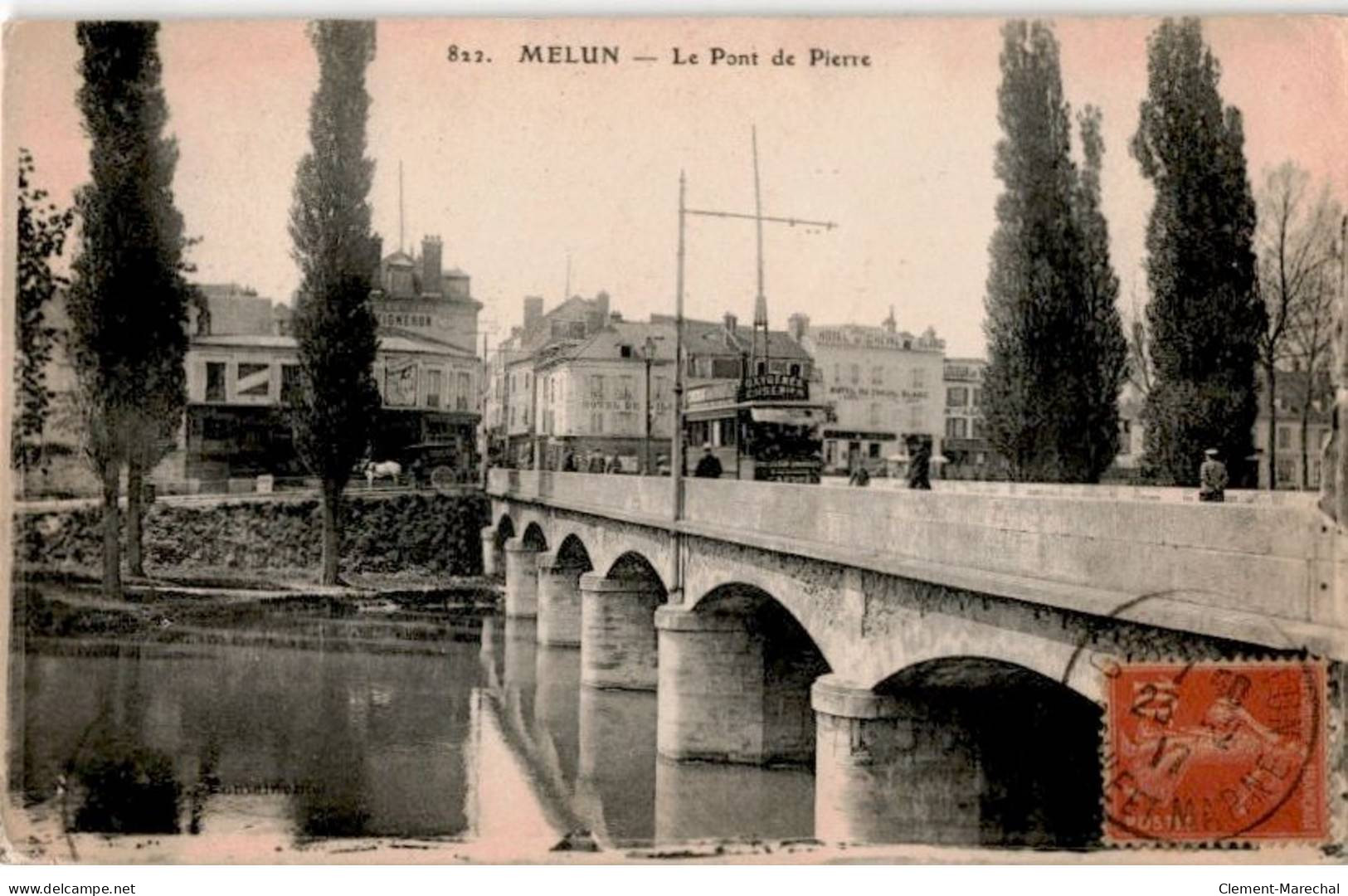 MELUN: Le Pont De Pierre - Très Bon état - Melun