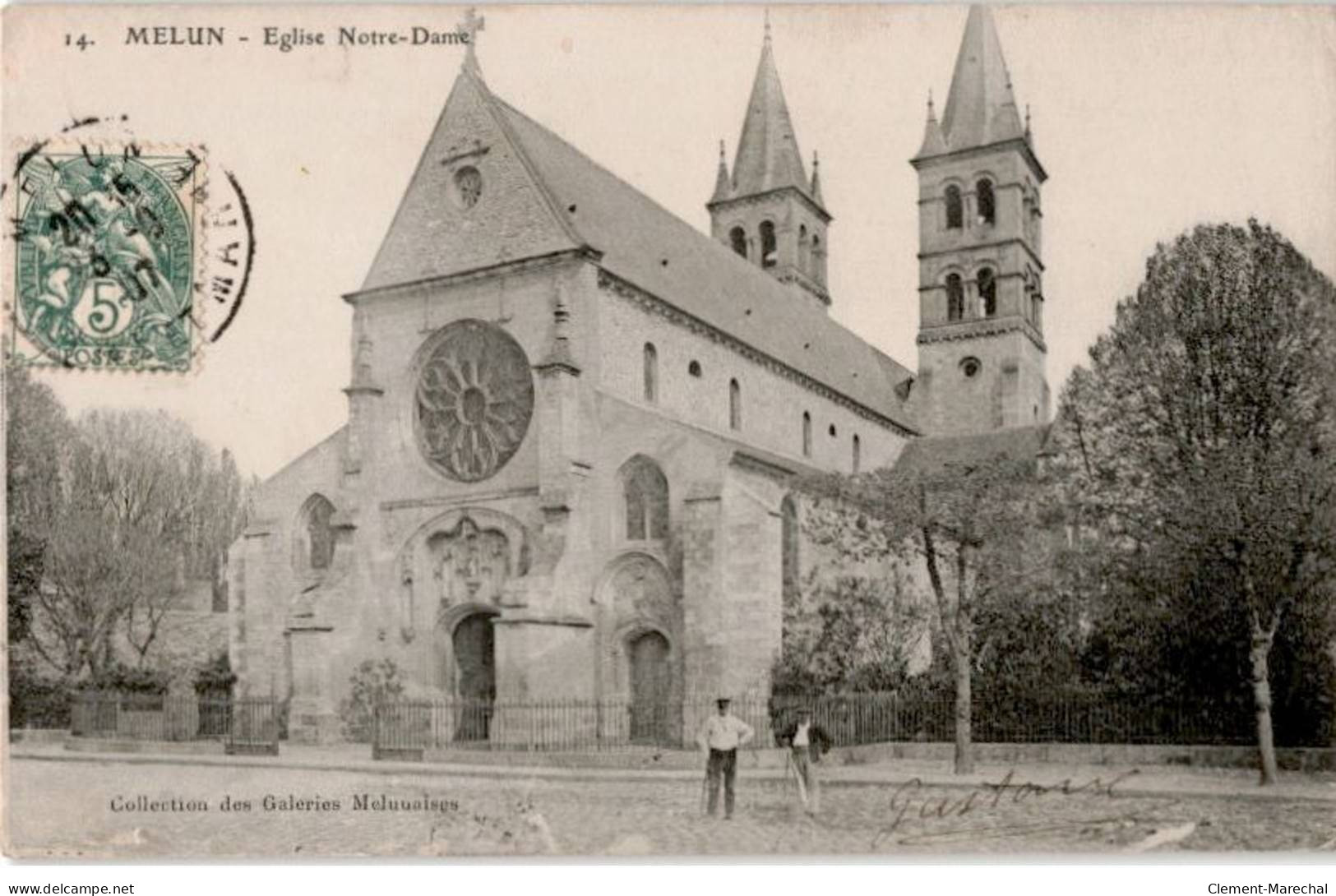 MELUN: église Notre-dame - Très Bon état - Melun