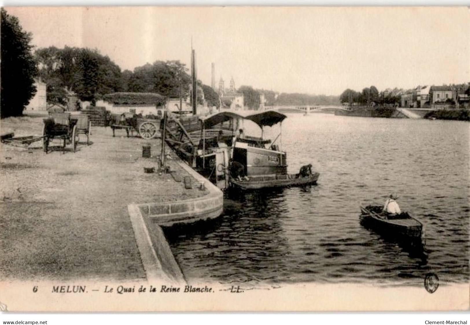 MELUN: Le Quai De La Reine Blanche - Très Bon état - Melun