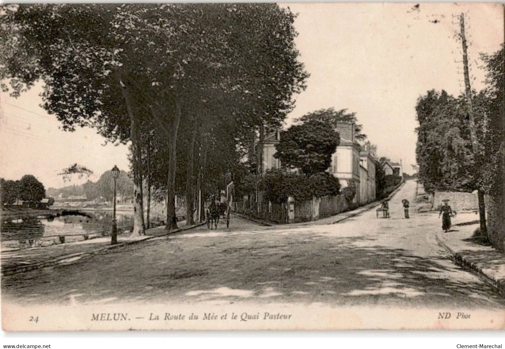 MELUN: La Route Du Mée Et Le Quai Pasteur - Très Bon état - Melun