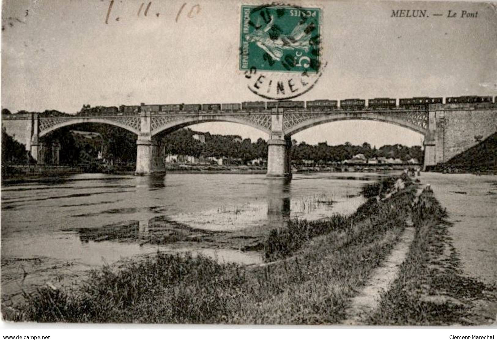 MELUN: Le Pont - état - Melun