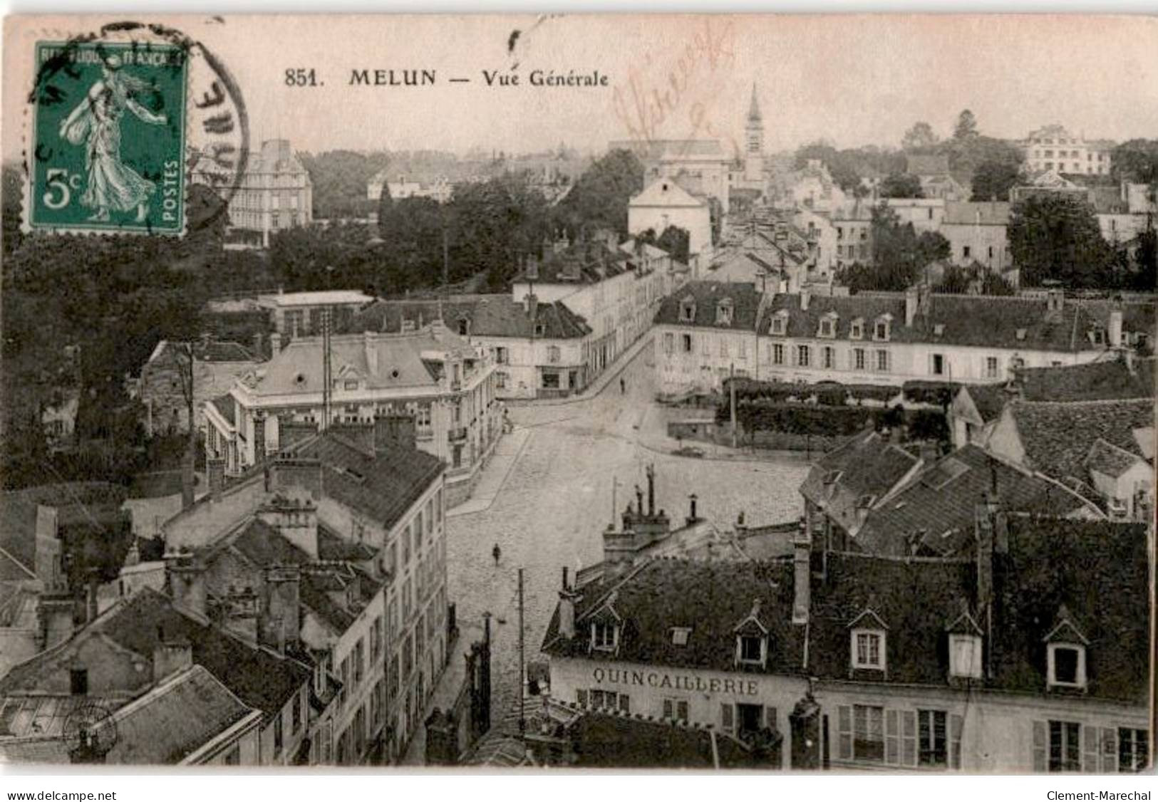 MELUN: Vue Générale - Très Bon état - Melun