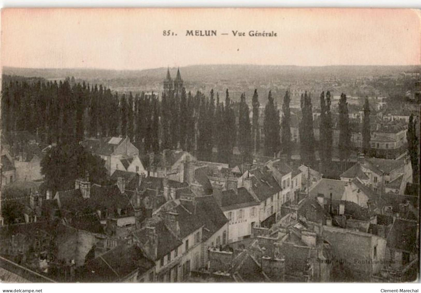 MELUN: Vue Générale - Très Bon état - Melun