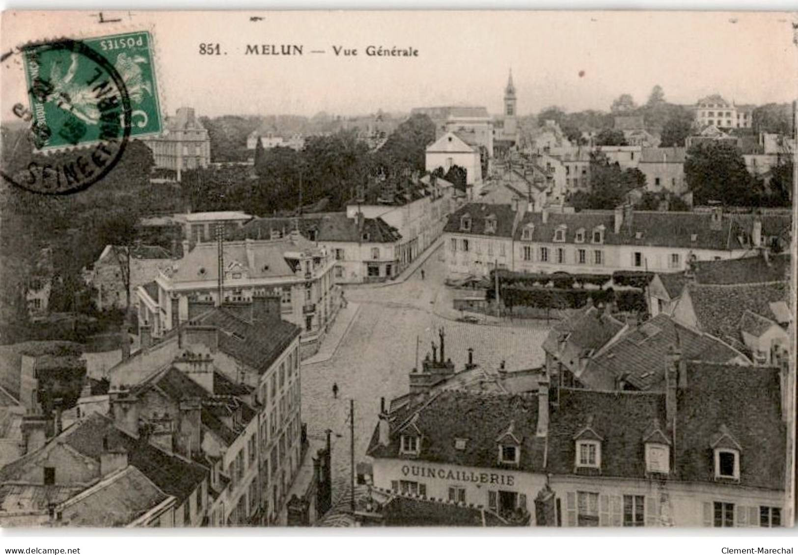 MELUN: Vue Générale - Très Bon état - Melun