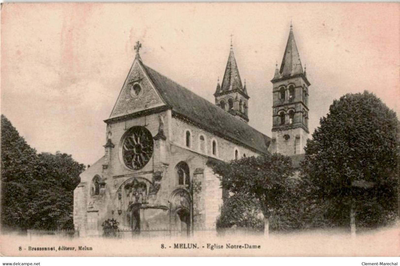 MELUN: église Notre-dame - Très Bon état - Melun