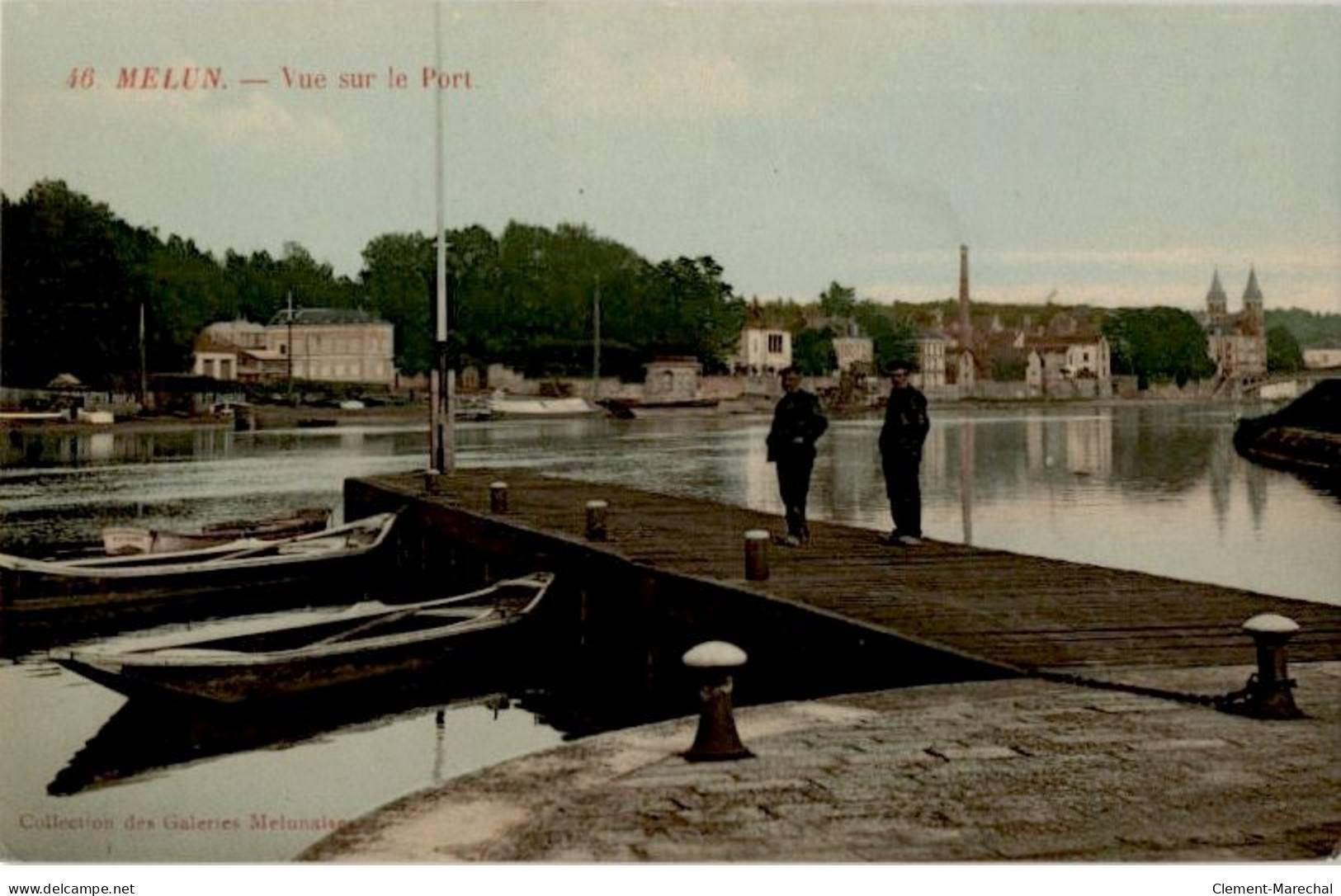 MELUN: Vue Sur Le Port - Très Bon état - Melun