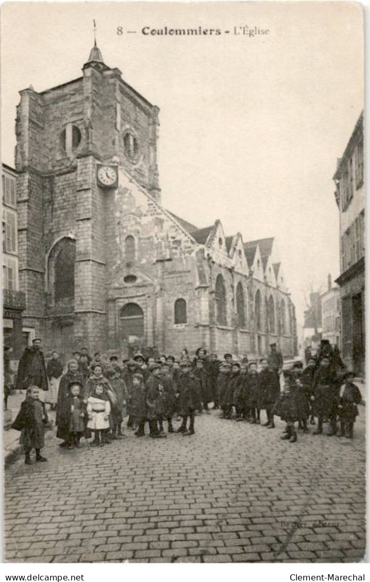 COULOMMIERS: L'église - état - Coulommiers