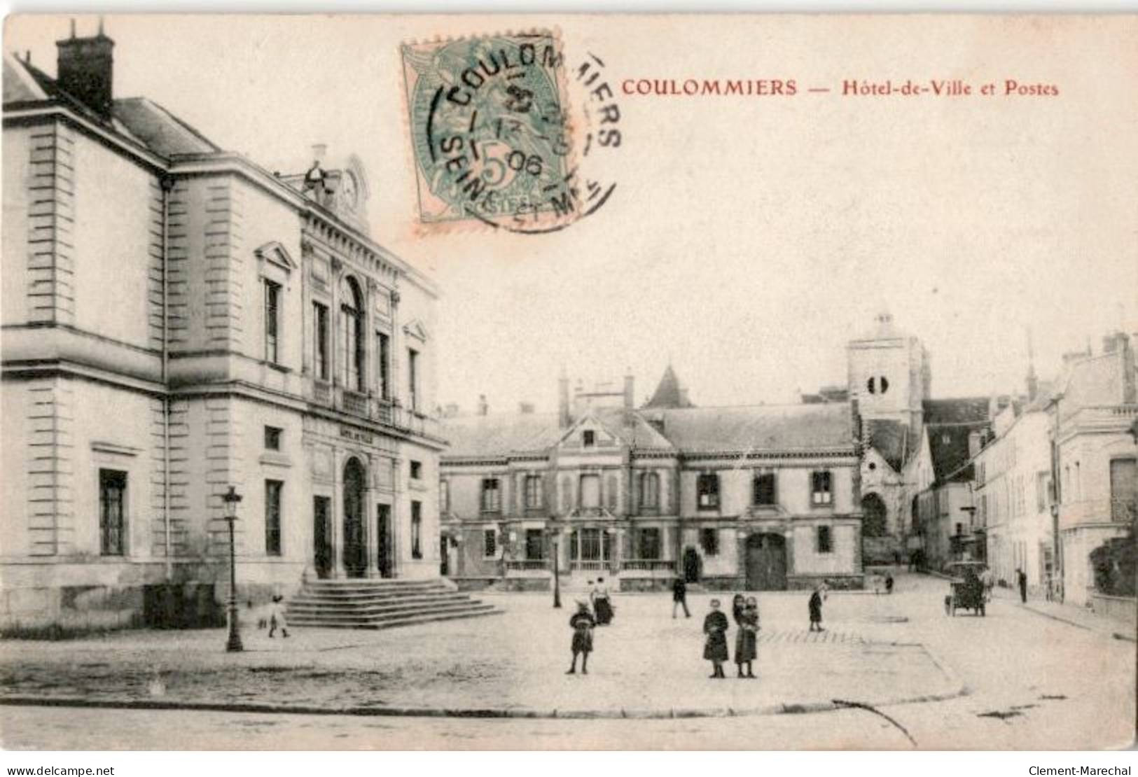 COULOMMIERS: Hôtel-de-ville Et Postes - Très Bon état - Coulommiers